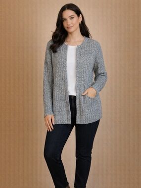 ALPS Alpaca Blend Cardigan Multicolor Cardigan Sweater NWOT